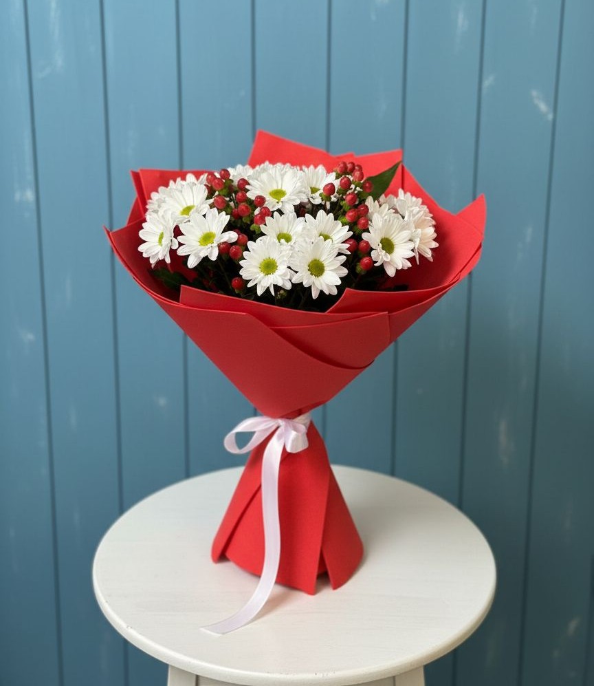 Букет цветов из: Хризантемы в Завитинске