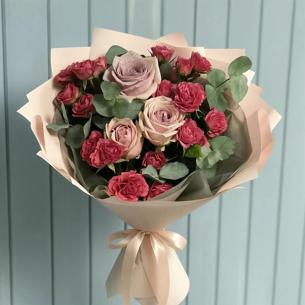 Букет цветов из: Гвоздики и Розы в Завитинске