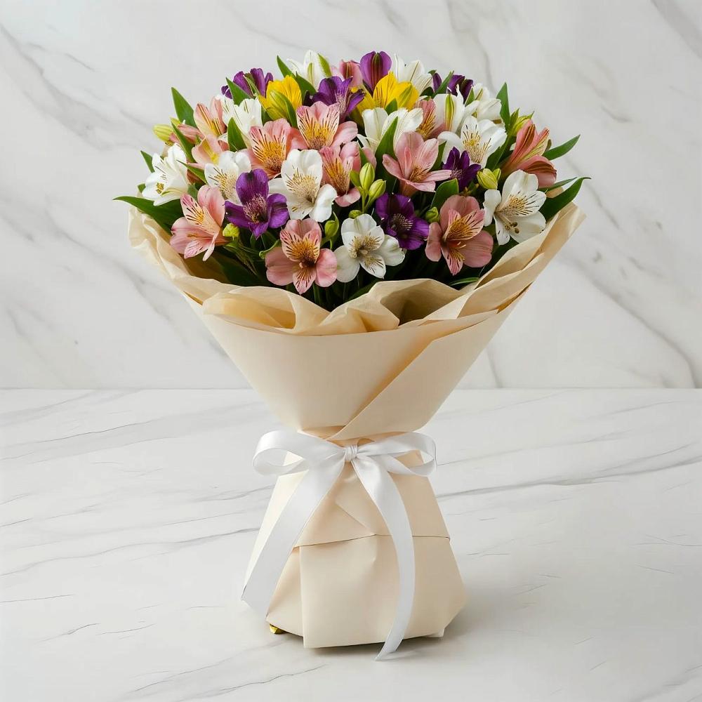 Букет цветов из: Альстромерии в Завитинске