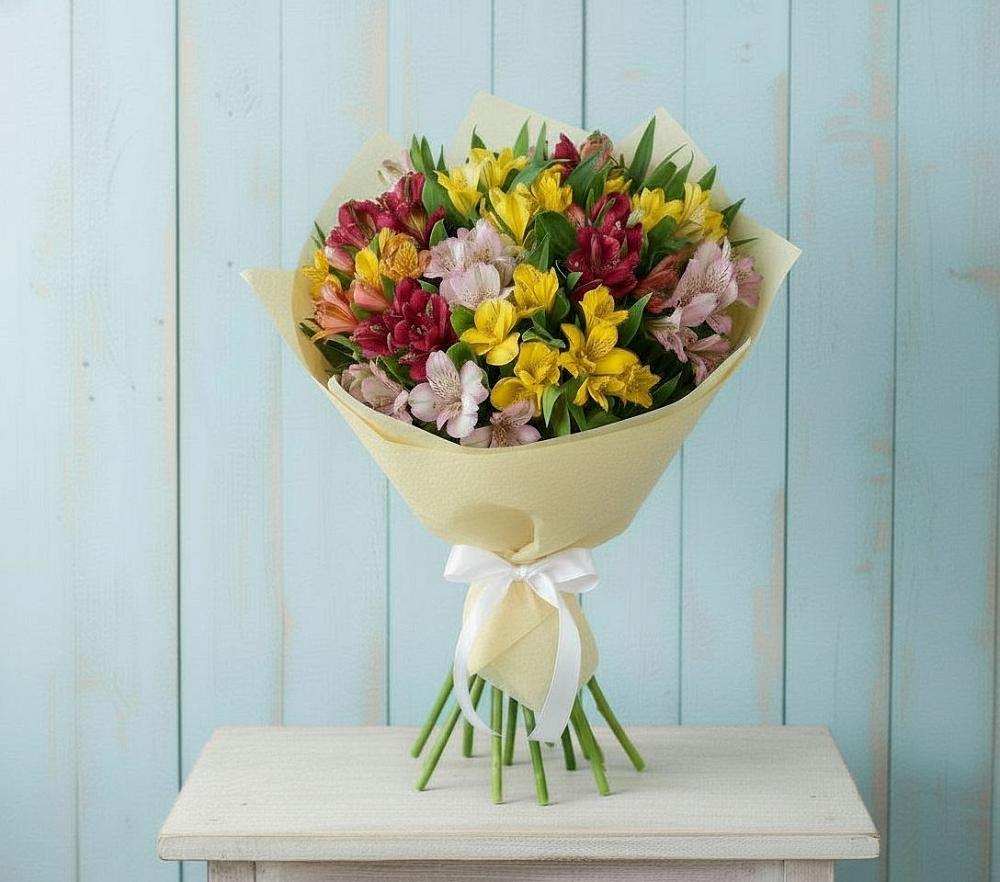 Букет цветов из: Альстромерии в Завитинске