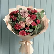 Букет цветов из:  Гвоздики и Розы в Завитинске